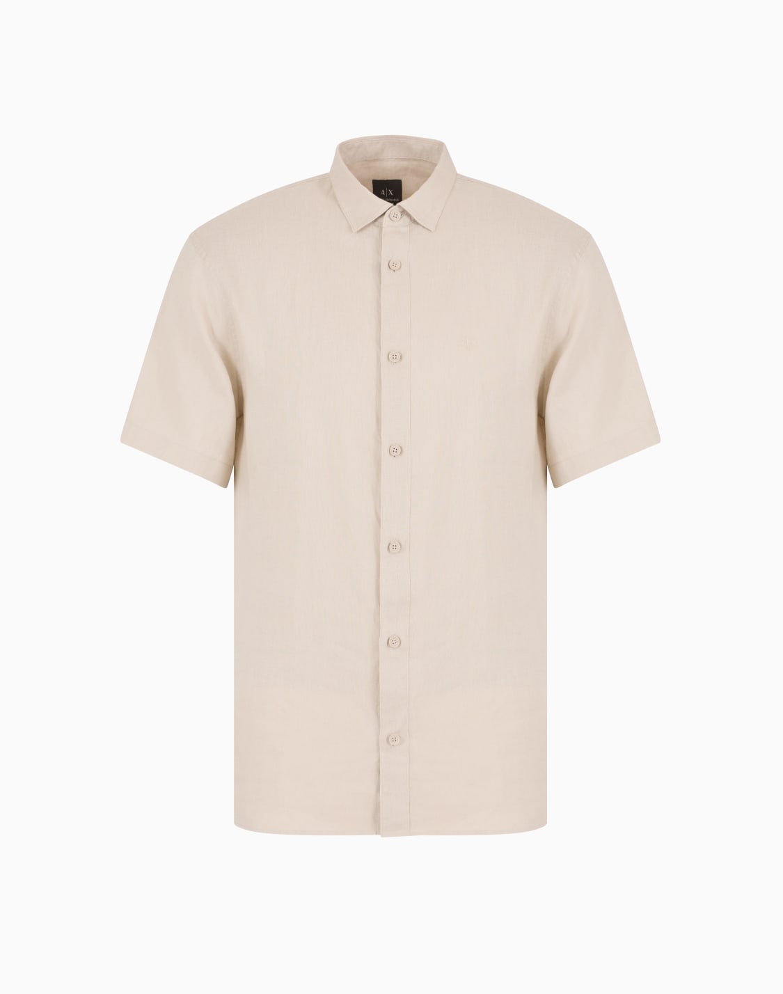 regular-fit-cotton-shirt-베이지--armani-exchange