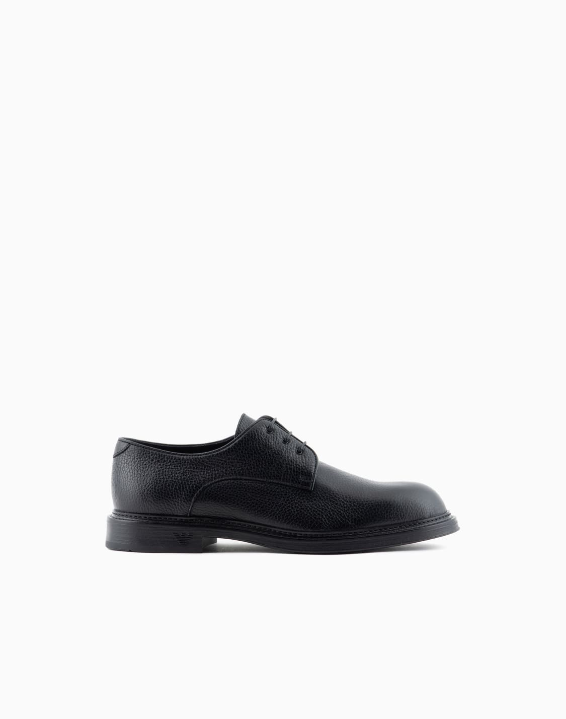 pebbled-leather-derby-shoes-black--emporio-armani