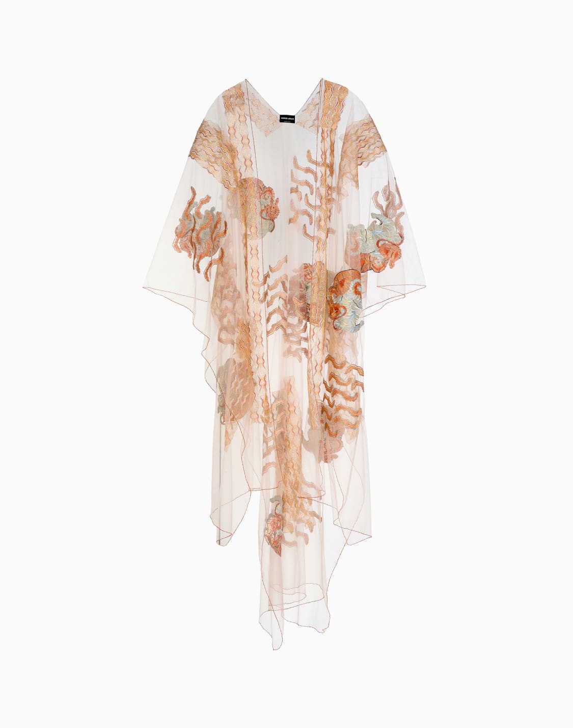 embroidered-tulle-cape-orange--giorgio-armani