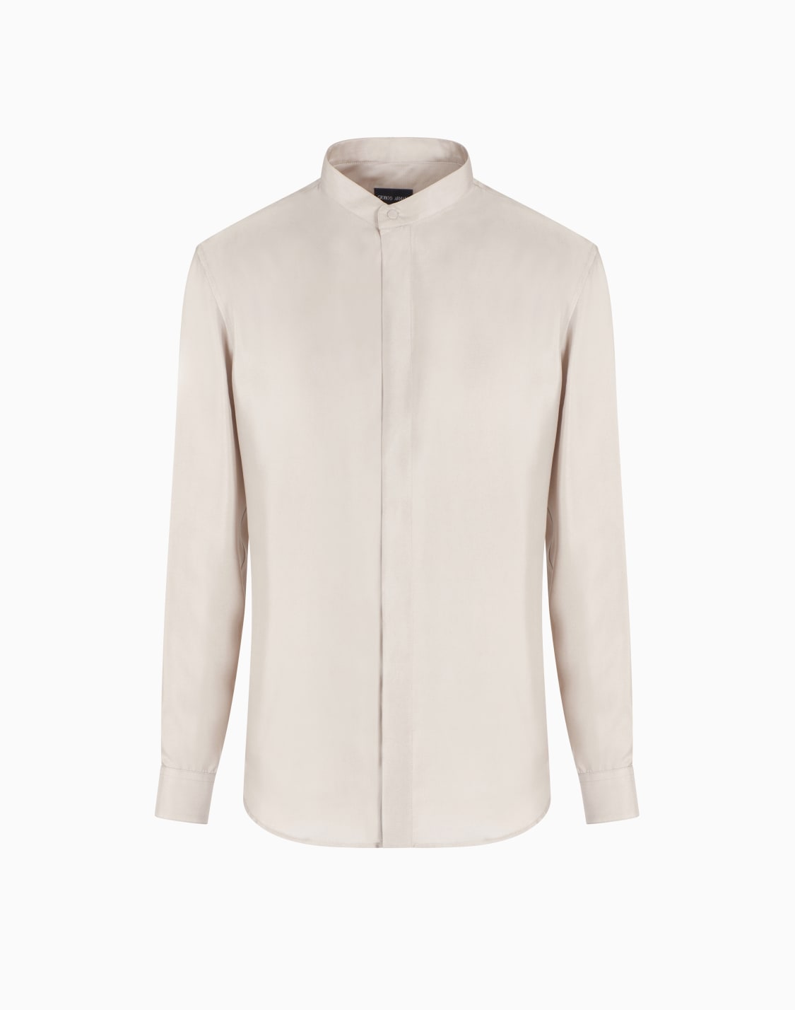 slim-fit-silk-twill-shirt-beige--giorgio-armani
