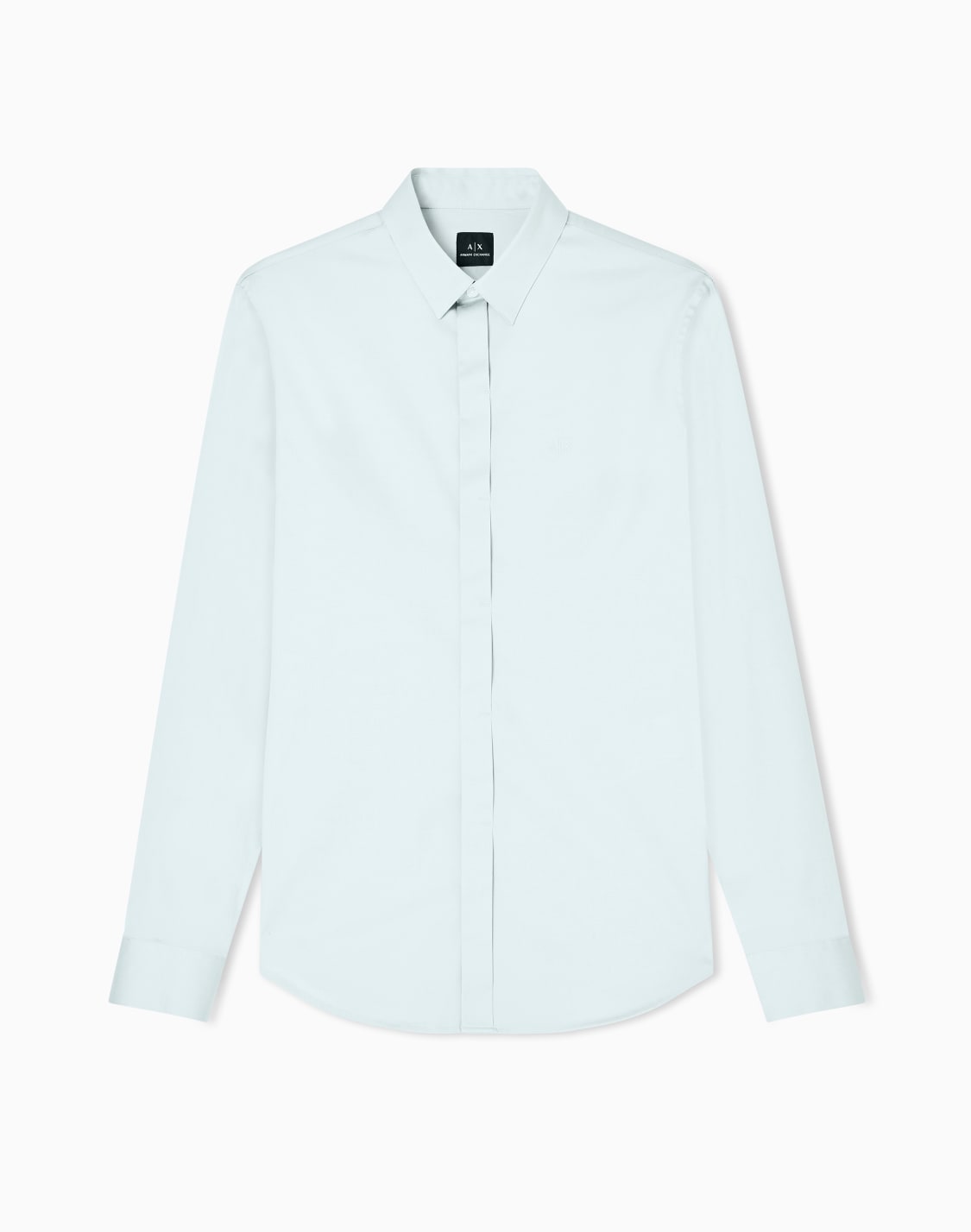 slim-fit-cotton-shirt-green--armani-exchange