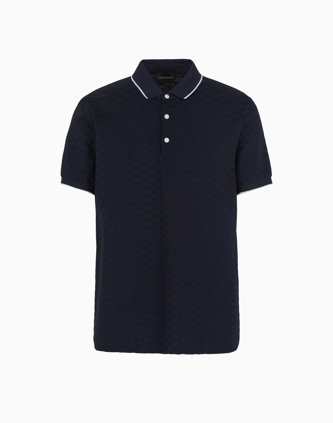 polo-de-punto-jacquard-mercerizado-con-guila-integral-azul-marino--emporio-armani