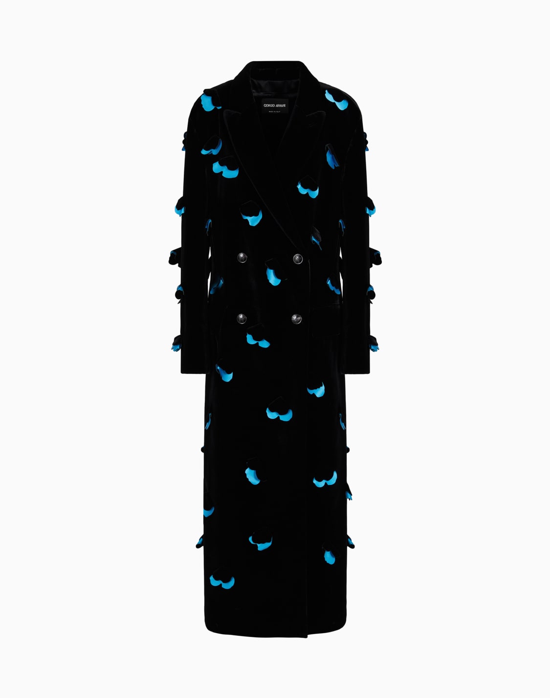 cappotto-lungo-monopetto-in-velluto-con-fiori-applicati-nero--giorgio-armani