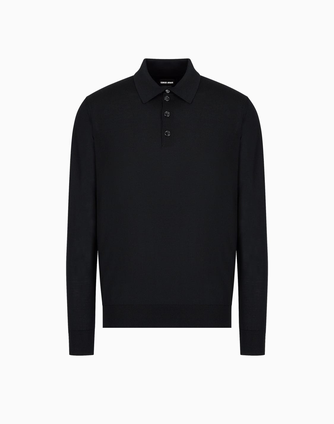 long-sleeved-polo-shirt-in-virgin-wool-black--giorgio-armani