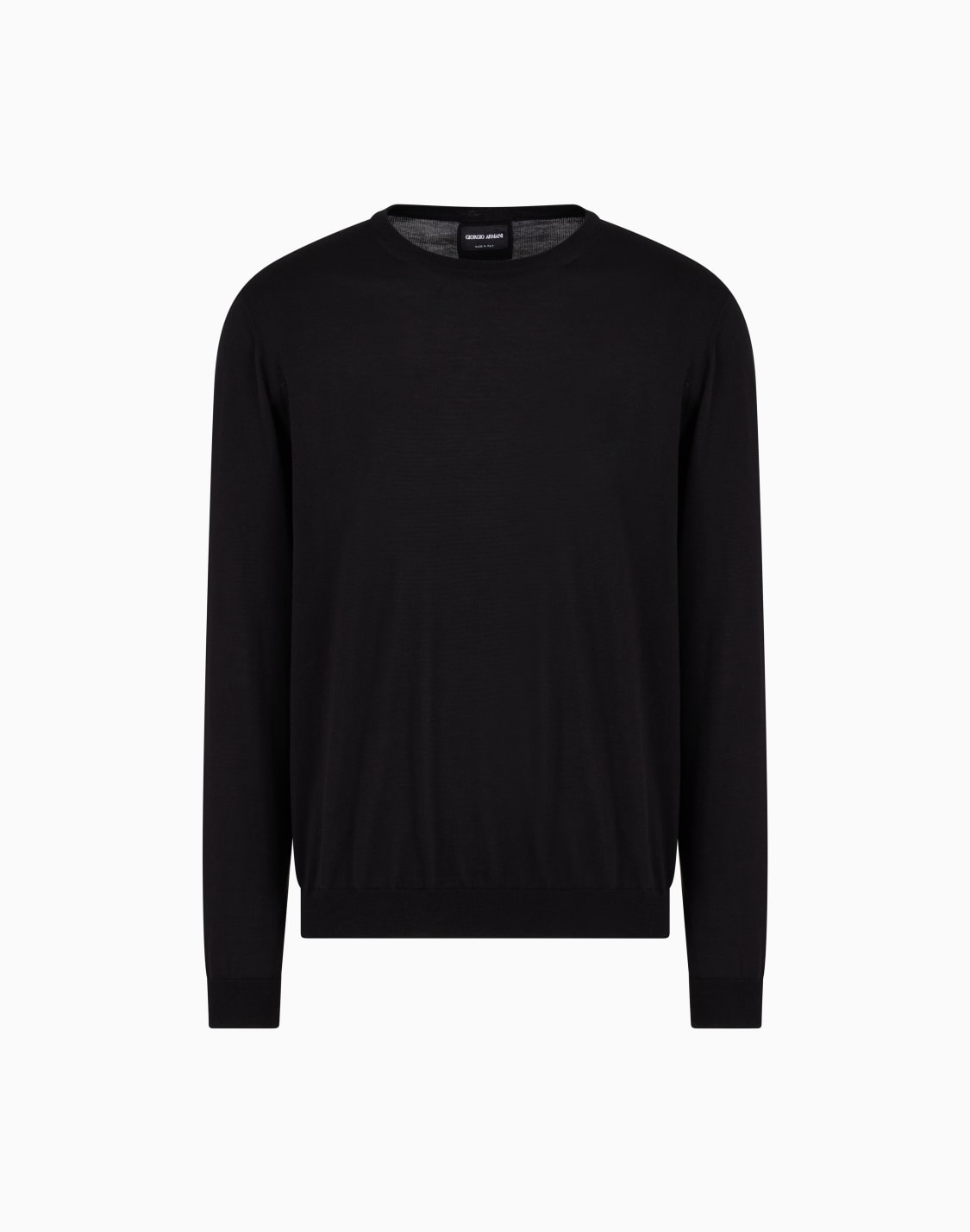 long-sleeved-crew-neck-jumper-in-silk-and-cotton-black--giorgio-armani