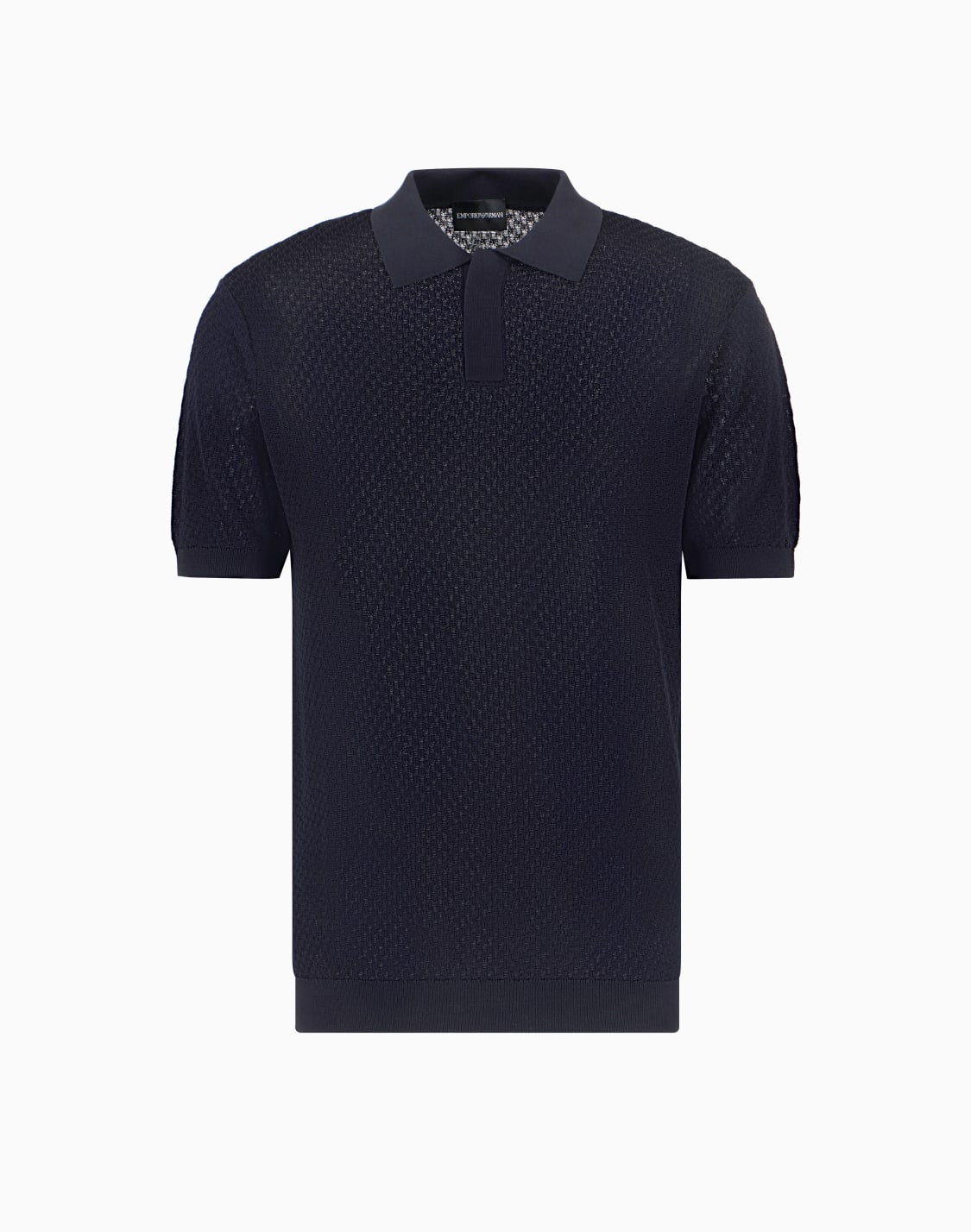 polo-de-punto-con-microfantasa-en-tejido-jacquard-azul--emporio-armani