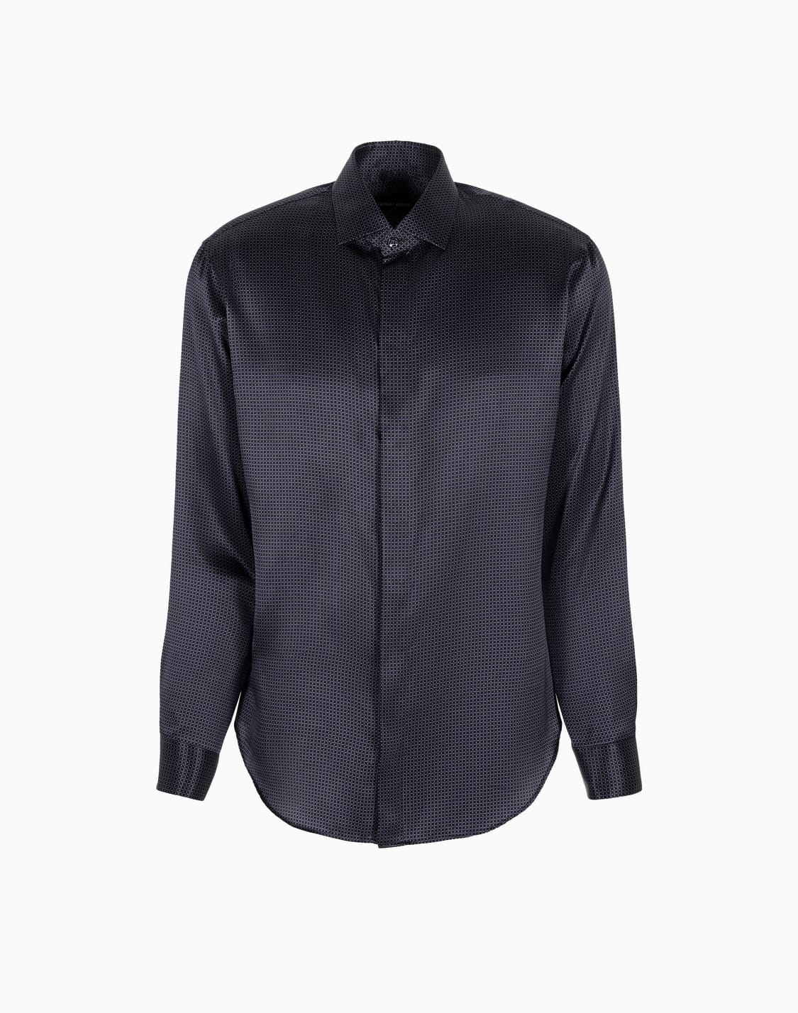 camisa-regular-fit-de-seda-estampada-azul--giorgio-armani