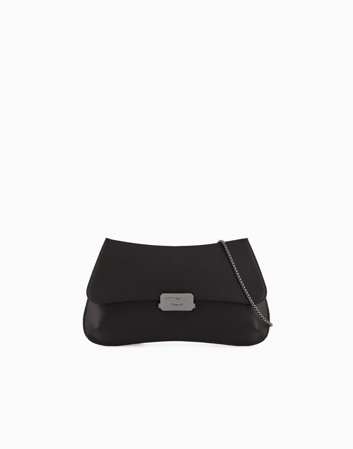 pochette-con-tracolla-a-catena-in-satin-nero--emporio-armani