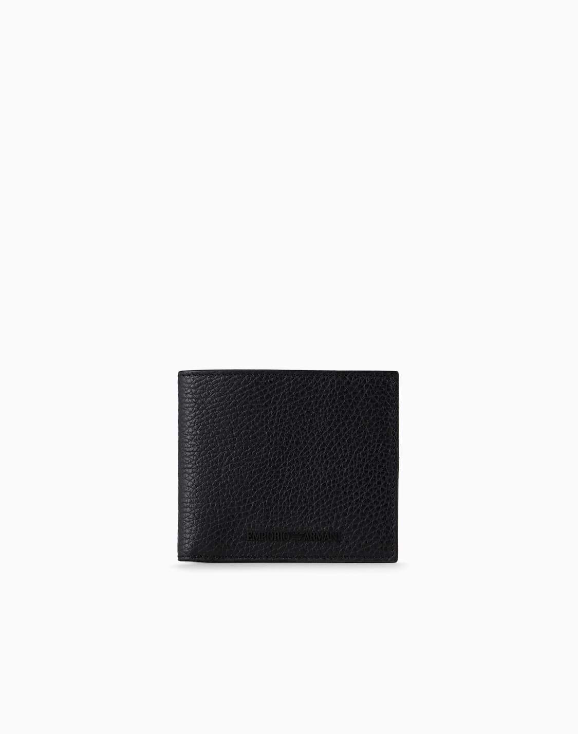 portemonnaie-aus-getrommeltem-leder-schwarz--emporio-armani