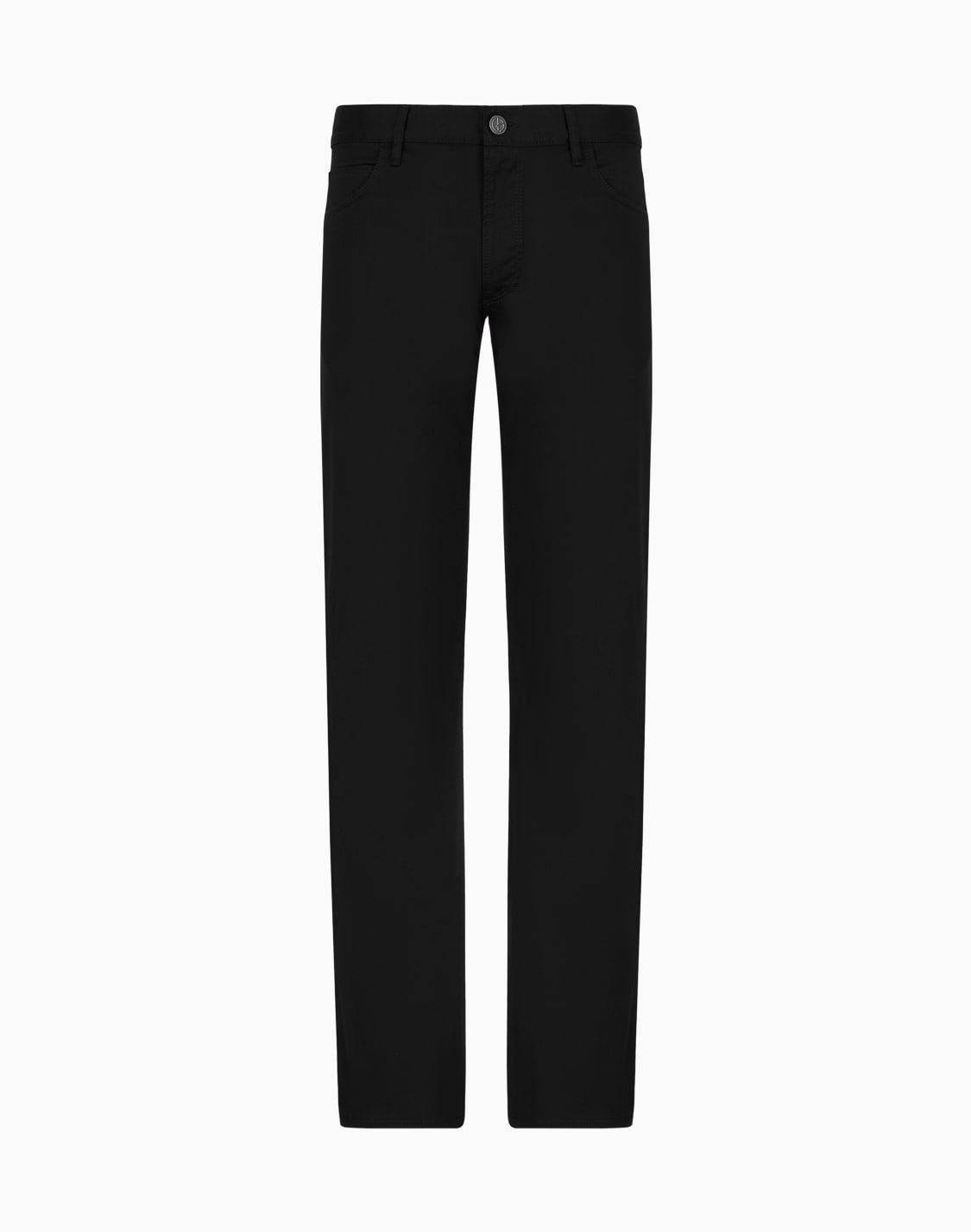 regular-fit-five-pocket-trousers-in-stretch-cotton-black--giorgio-armani