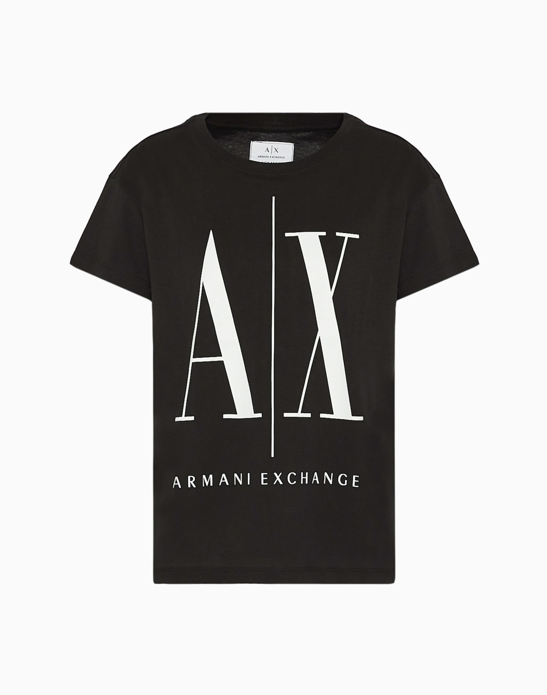 icon-tシャツ-ブラック--armani-exchange