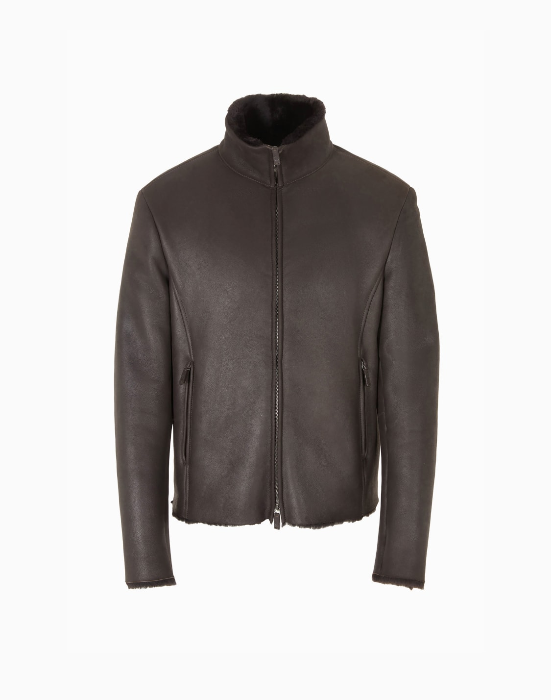 zipped-sheepskin-blouson-brown--giorgio-armani
