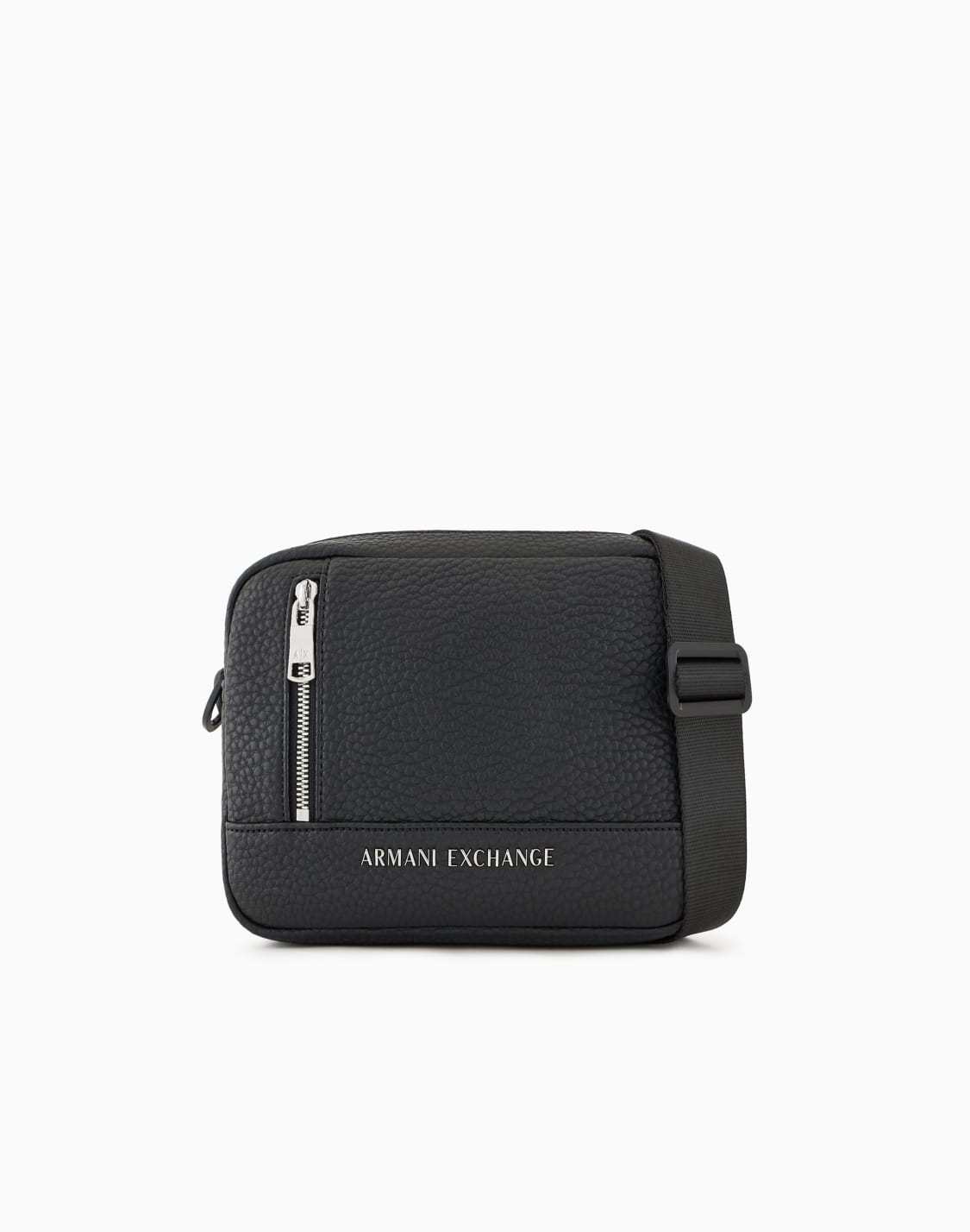 axロゴ-ミニショルダバッグ-ブラック--armani-exchange