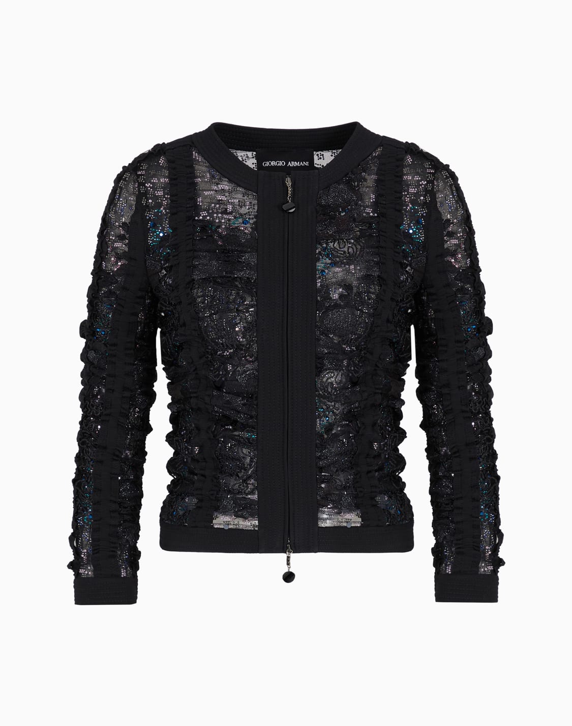 short-jacket-in-black-embroidered-lace-with-zip-black--giorgio-armani