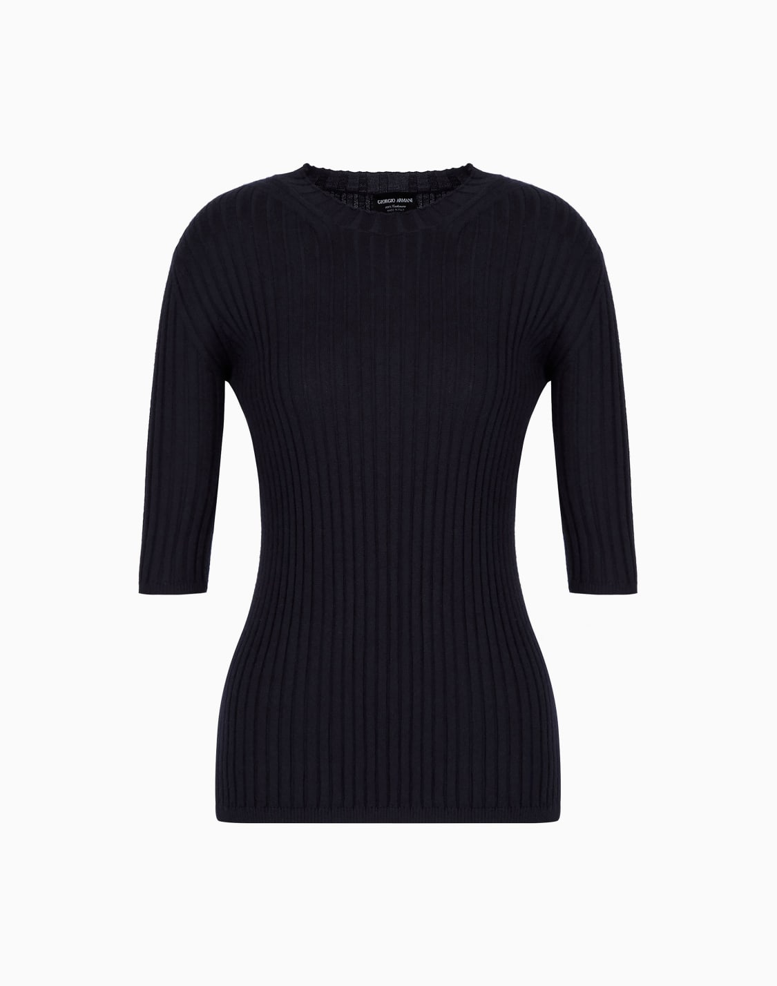 jersey-de-cuello-redondo-de-cachemir-puro-acanalado-azul-marino--giorgio-armani