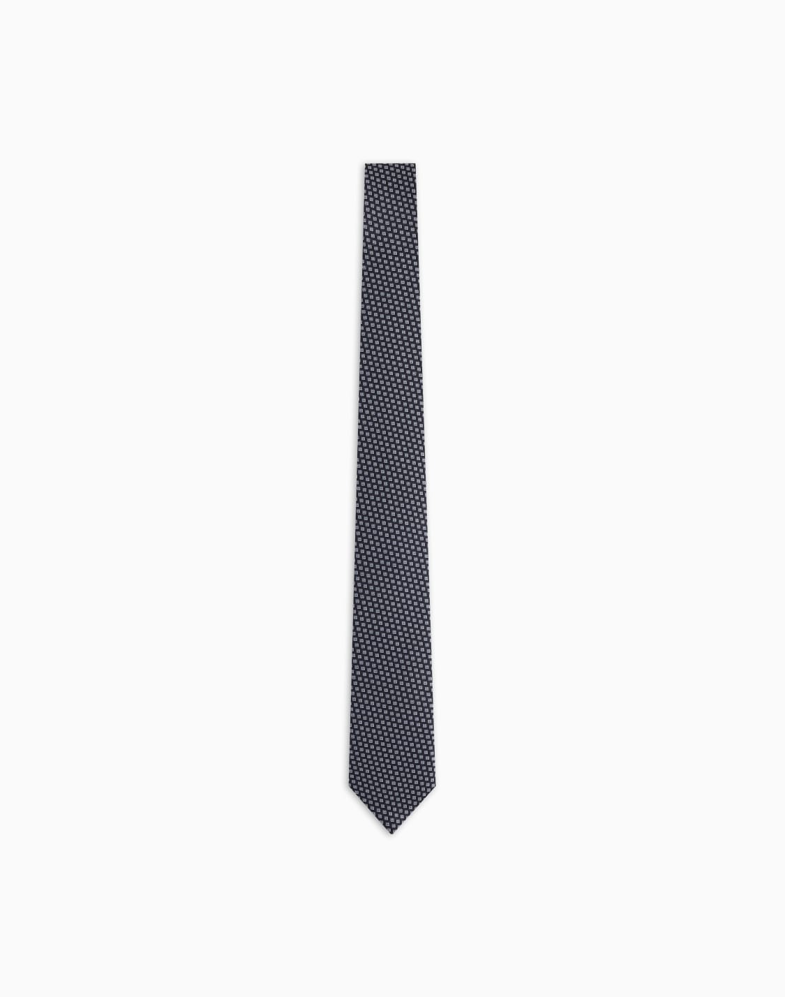 pure-silk-tie-with-geometric-jacquard-motif-black--giorgio-armani