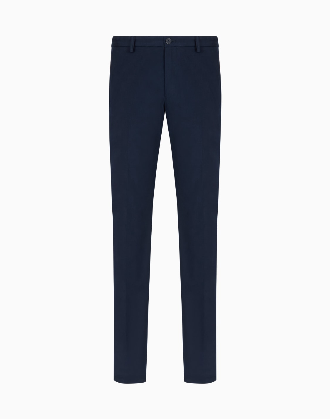 パンツ-ストレッチカシミアコットン製-ネイビブル--giorgio-armani