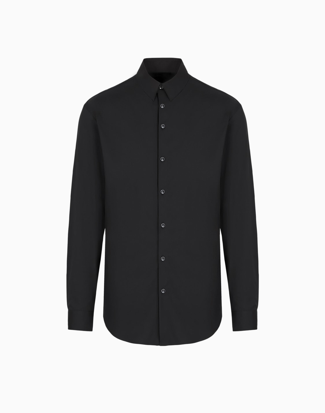 stretch-fabric-shirt-with-collar-stays-black--giorgio-armani
