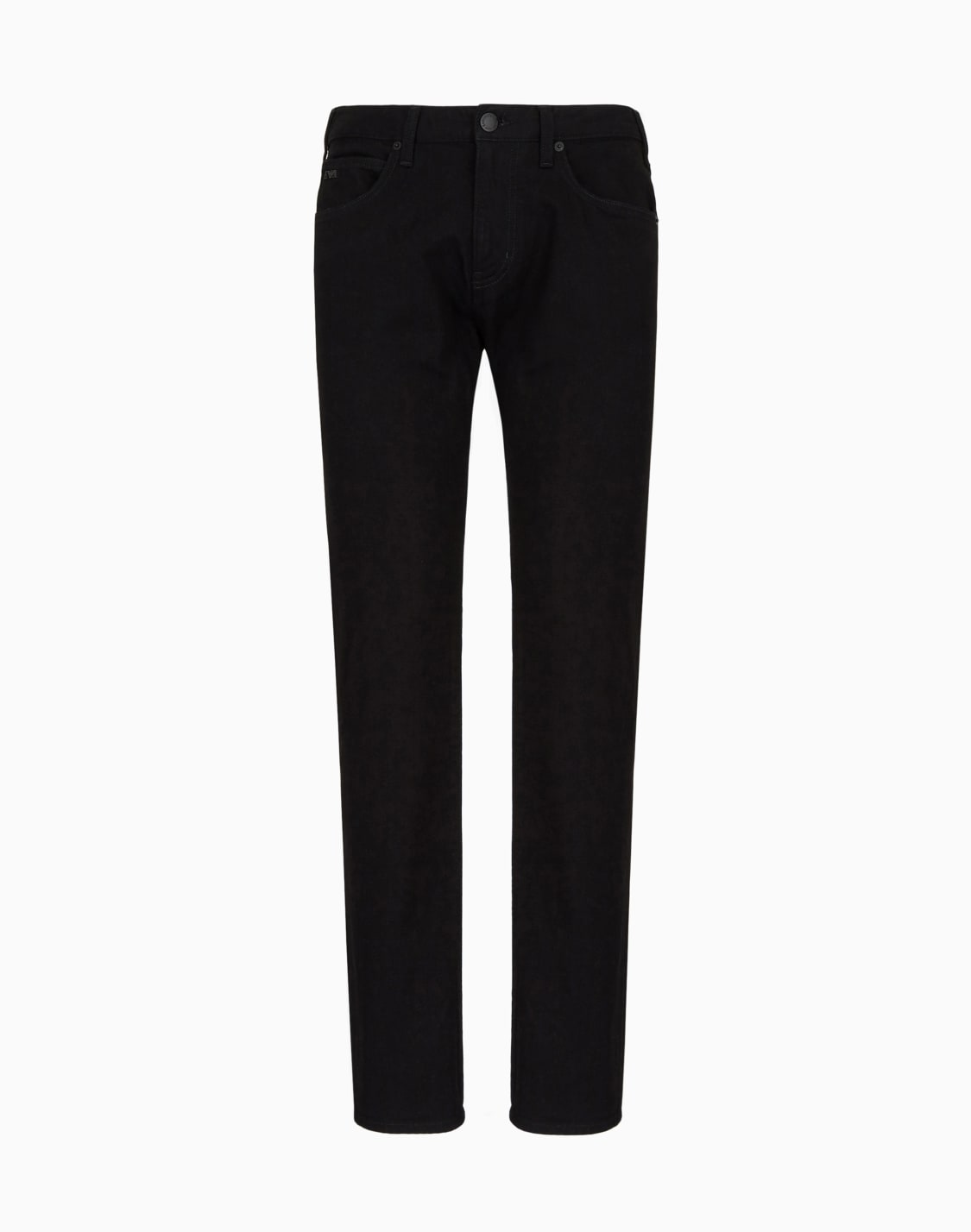 j45-regular-fit-washed-twill-105-oz-comfort-denim-jeans-black--emporio-armani