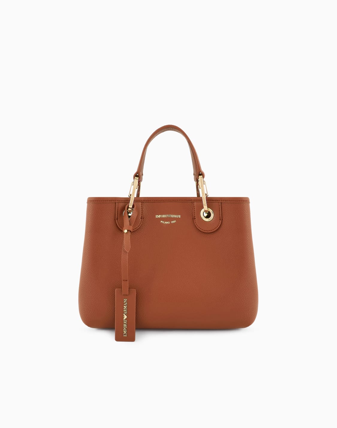 shopper-myea-stampa-cervo-marrone--emporio-armani