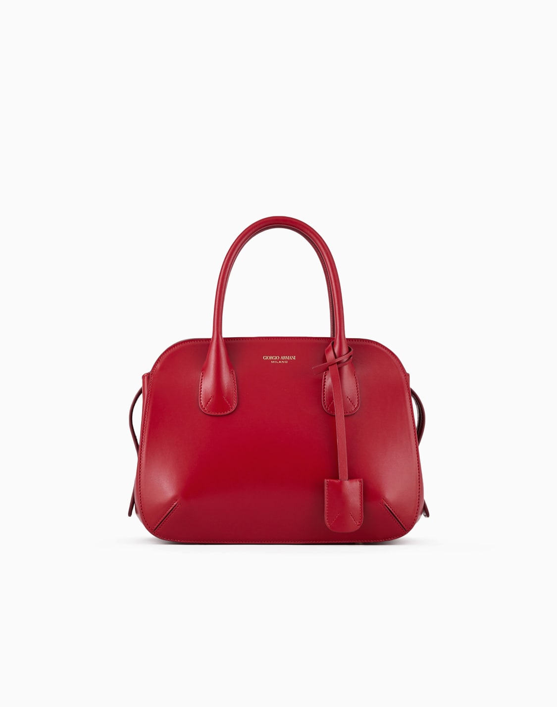 스몰-팔멜라토-가죽-라-프리마-보스턴백-레드--giorgio-armani