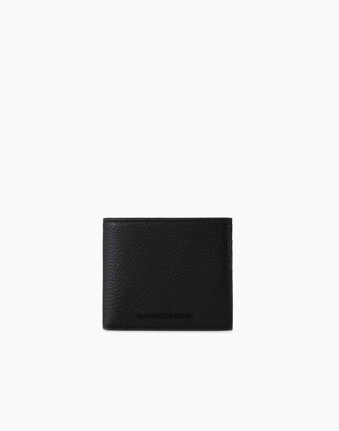 portemonnaie-mit-mnzfach-aus-getrommeltem-leder-schwarz--emporio-armani