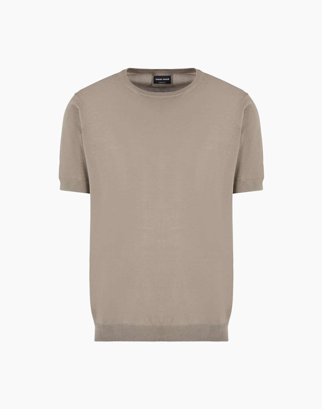 short-sleeved-crew-neck-jumper-in-silk-and-cotton-beige--giorgio-armani