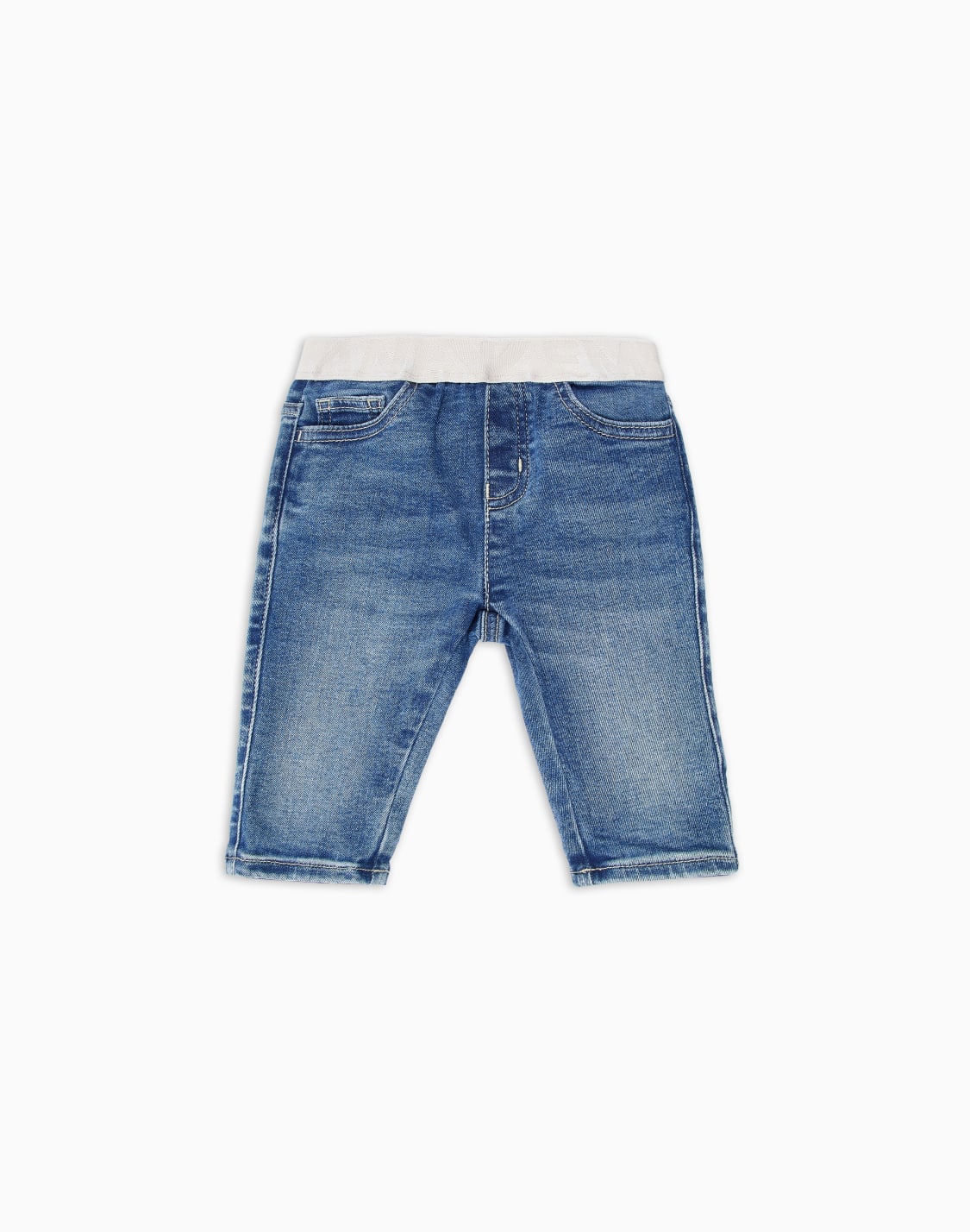 vaqueros-de-denim-con-banda-elstica-con-logotipo-azul--emporio-armani