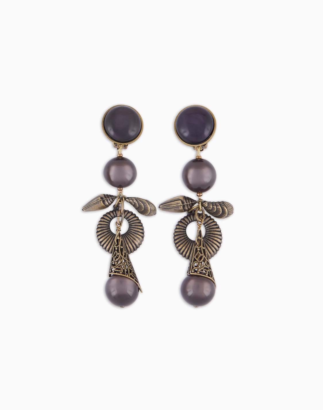 resin-and-brass-pendant-earrings-black--giorgio-armani