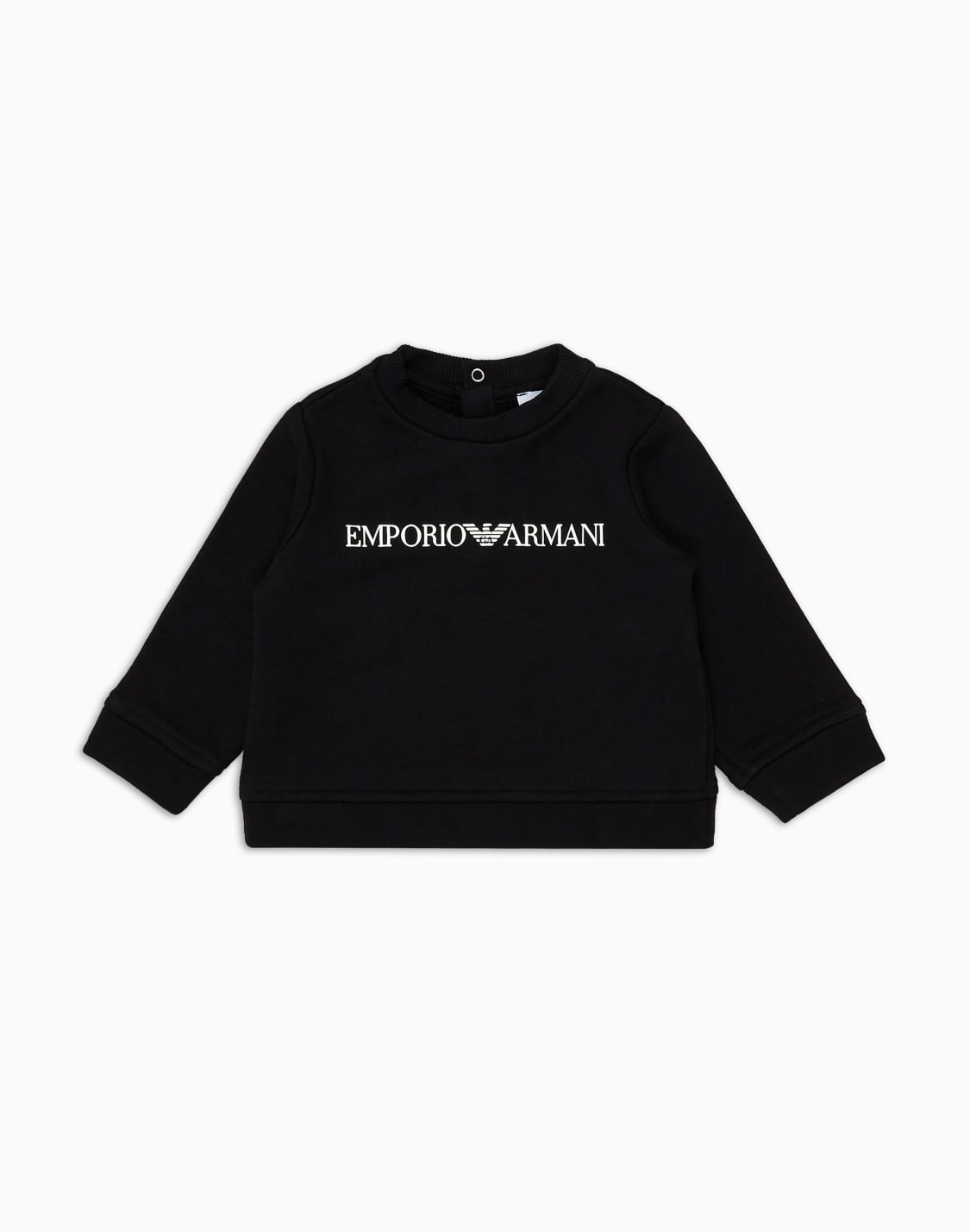 sweat-shirt-en-modal-mlang-avec-logo-noir--emporio-armani