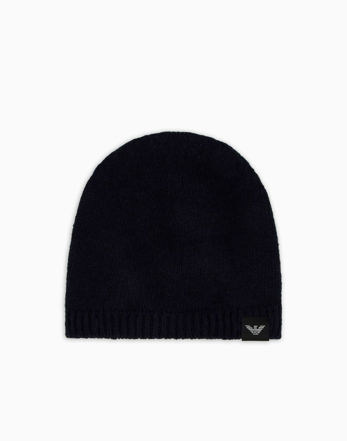 pure-cashmere-ribbed-beanie-navy-blue--emporio-armani