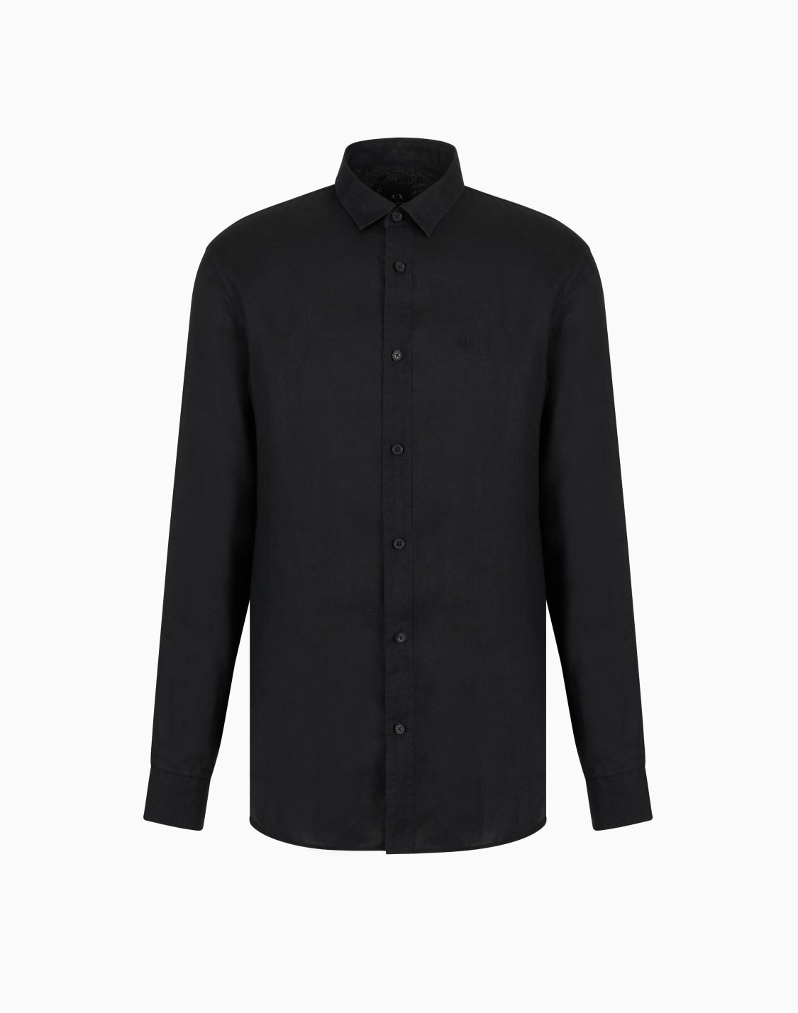 regular-fit-cotton-shirt-black--armani-exchange