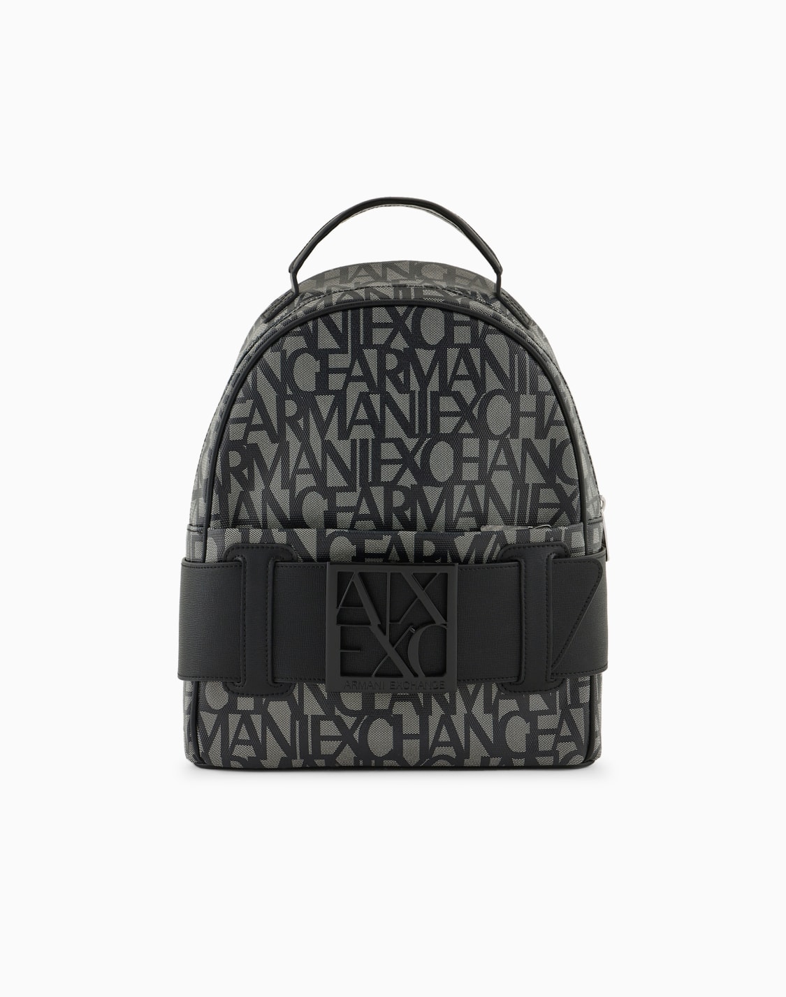 boxロゴバックル-ミニバックパック-ブラック--armani-exchange