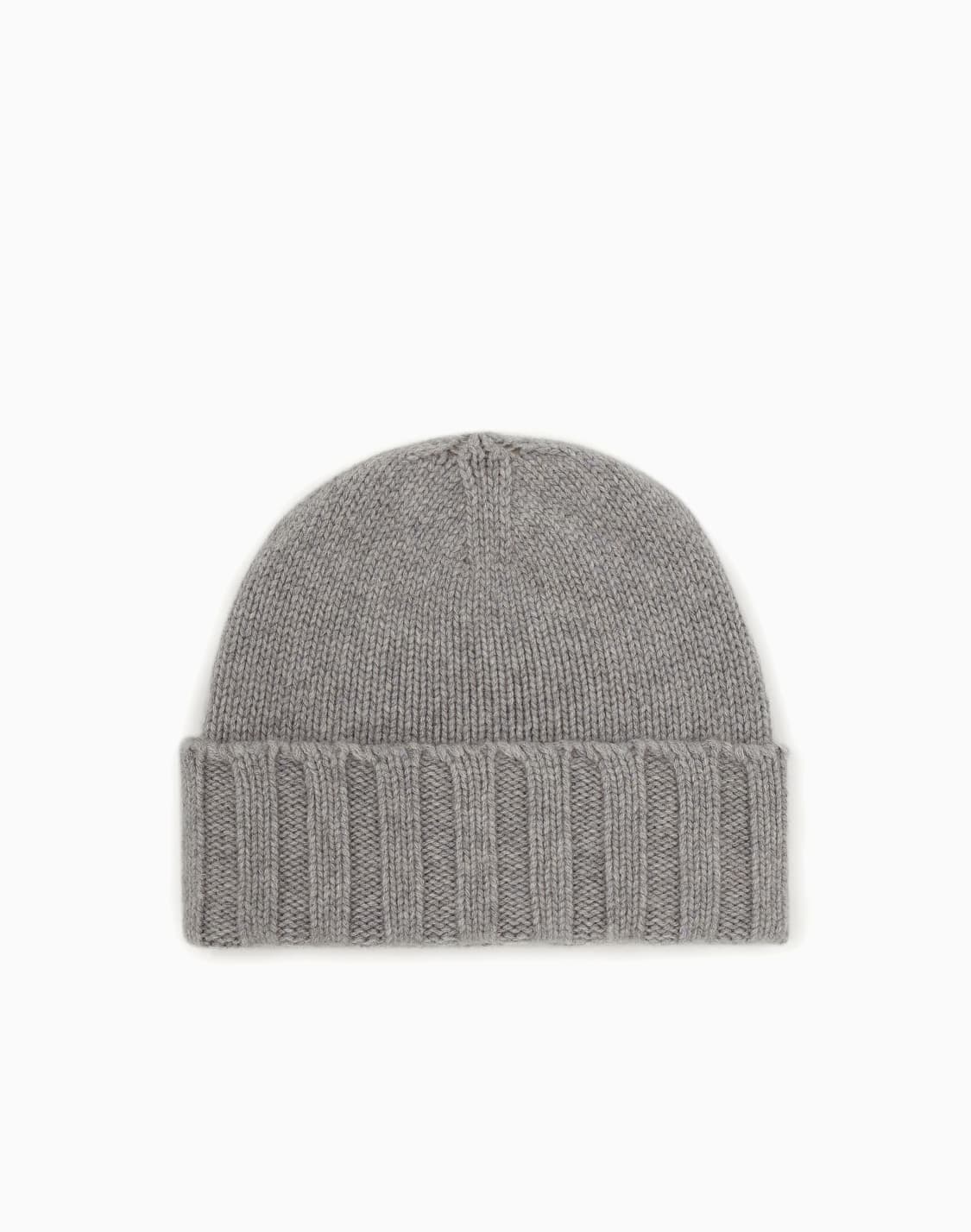 ribbed-cashmere-beanie-grey--emporio-armani