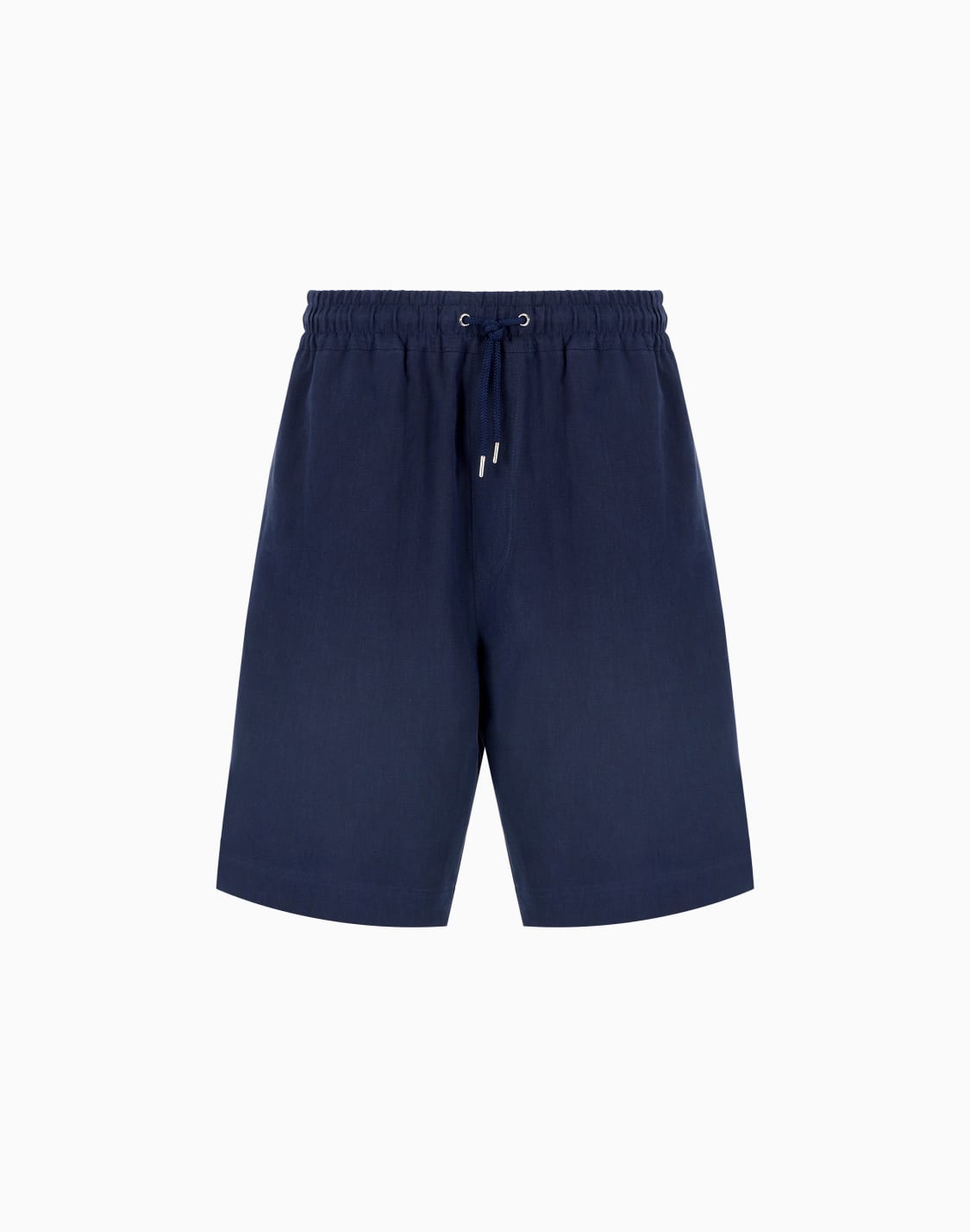 ノタック-バミュダパンツ-リネンキャンバス-ブル--giorgio-armani