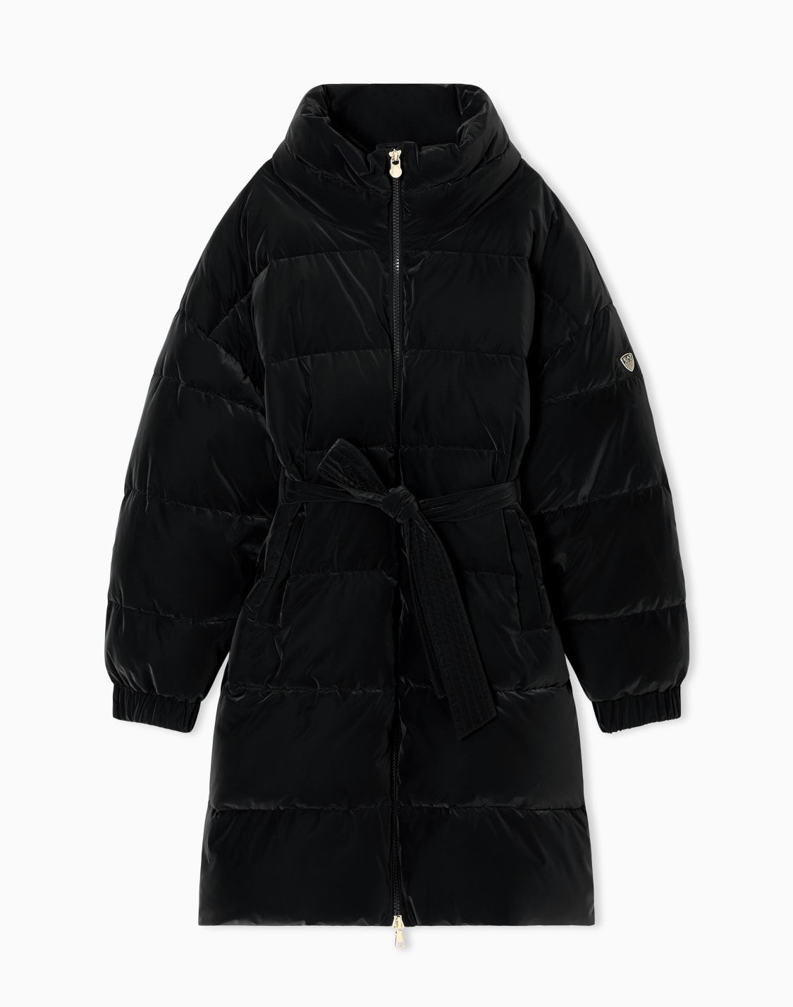 veste-longue-matelasse-en-nylon-avec-ceinture-noir--ea7