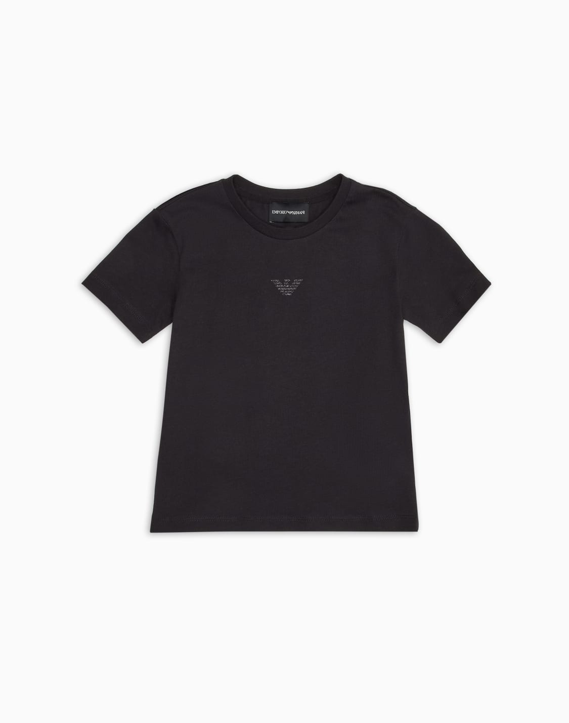 jersey-t-shirt-with-glitter-eagle-navy-blue--emporio-armani