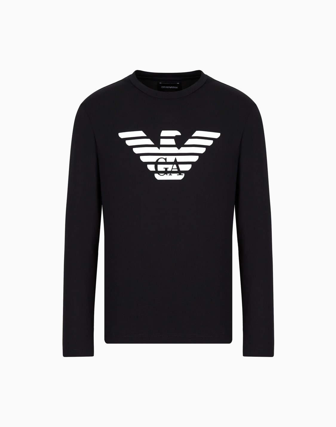jersey-de-punto-de-algodn-pima-con-estampado-de-logotipo-azul-marino--emporio-armani