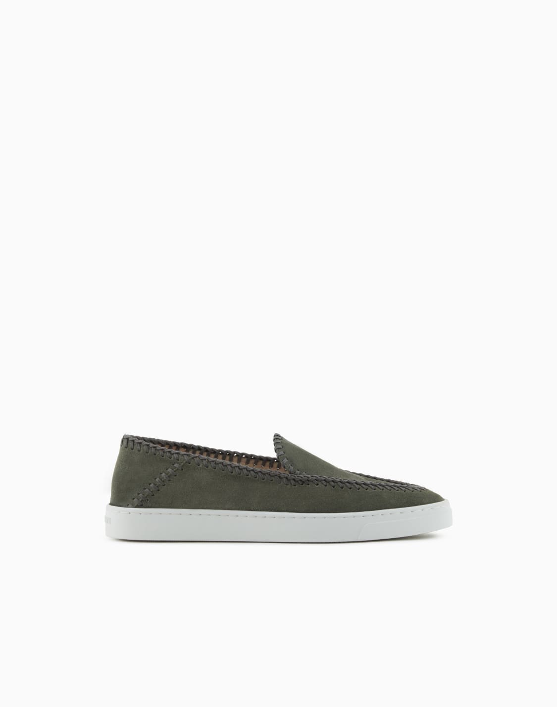 galleria-3-suede-slip-ons-green--giorgio-armani