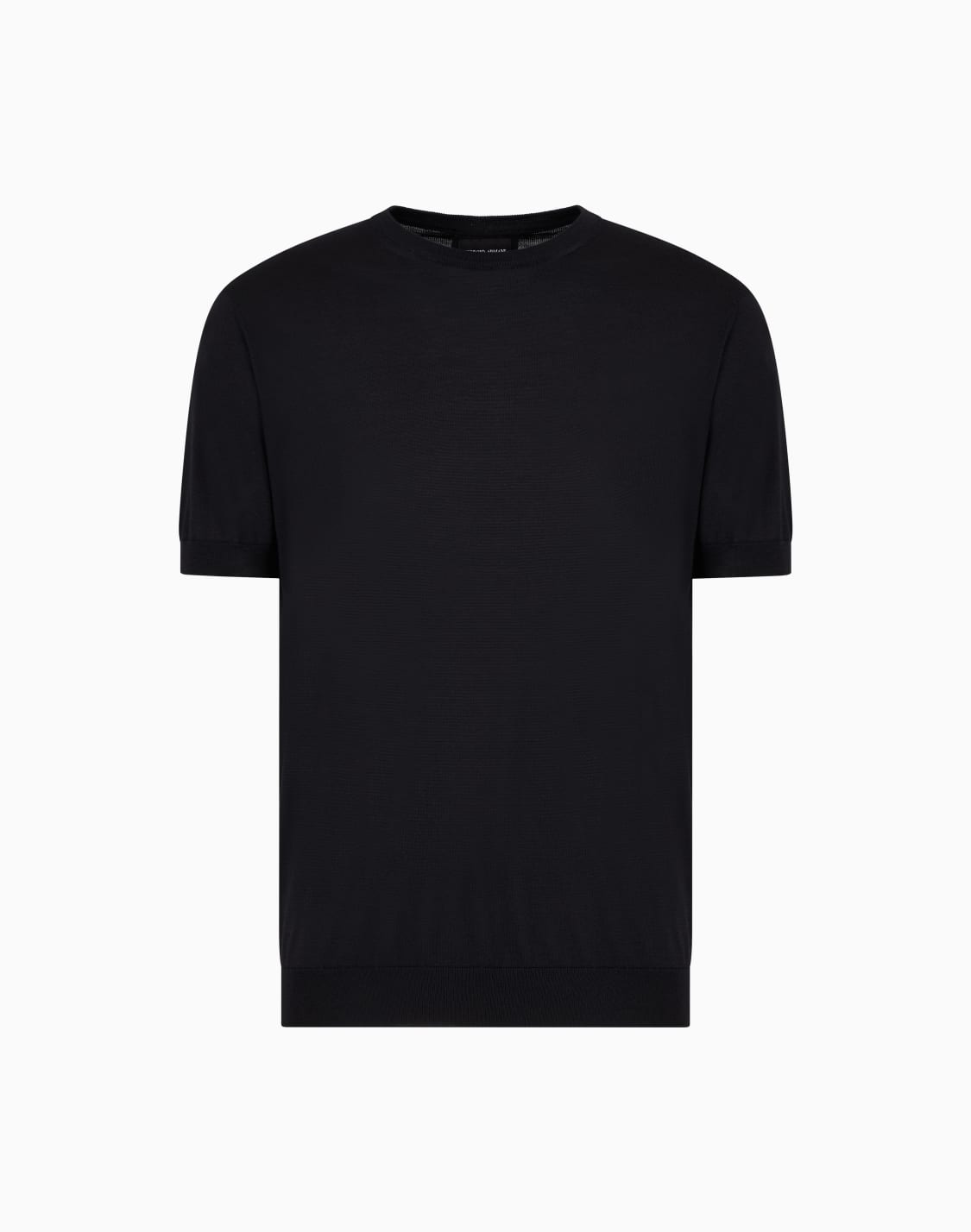 short-sleeved-crew-neck-jumper-in-silk-and-cotton-black--giorgio-armani