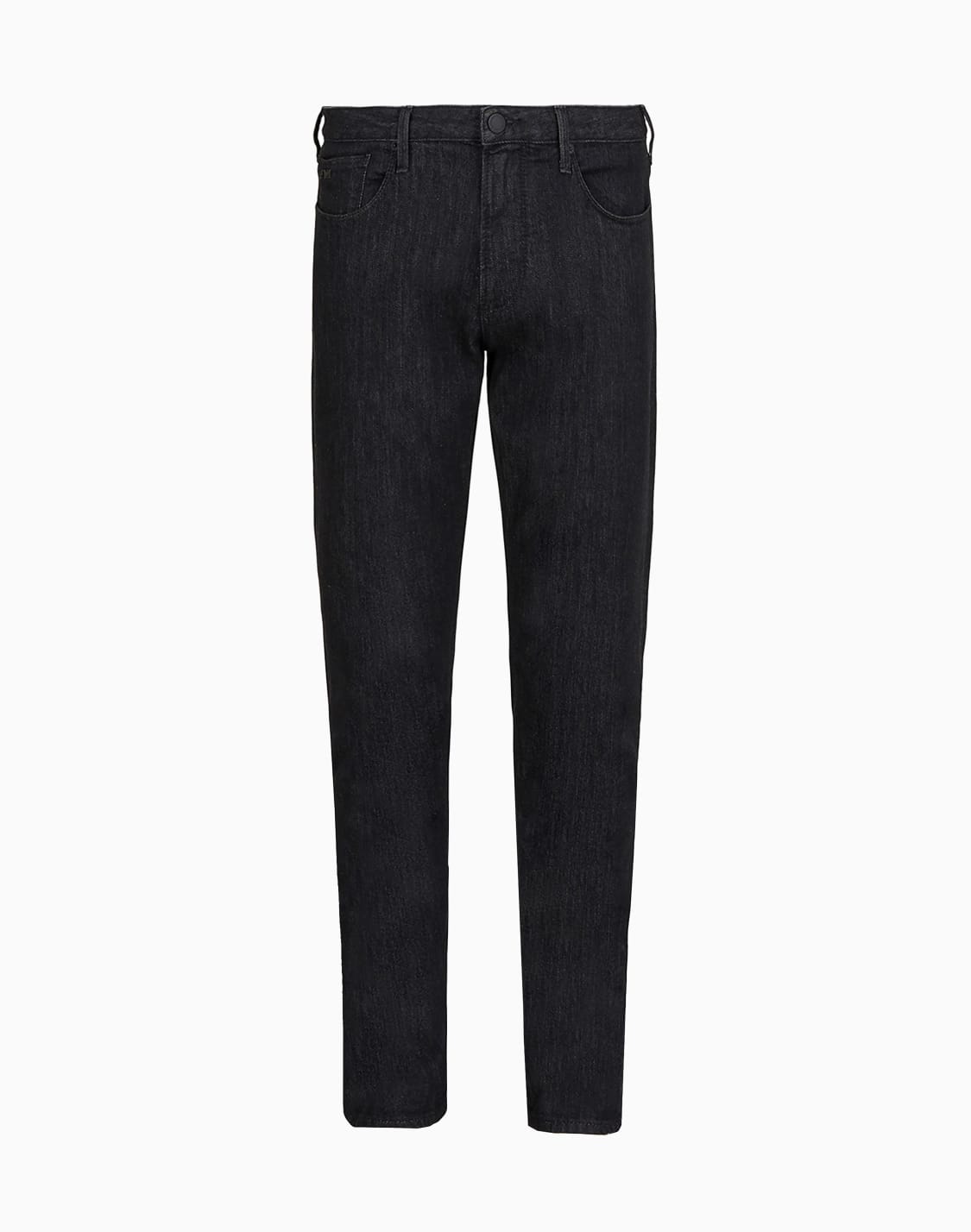 j06-slim-fit-twill-melange-jeans-in-10-oz-comfort-denim-black--emporio-armani