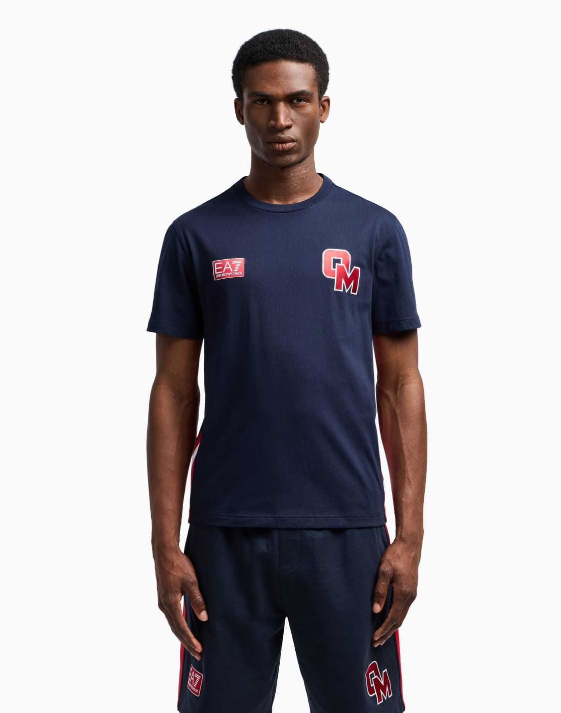 olimpia-milano-t-shirt-col-rond-en-coton-bleu-marine--ea7