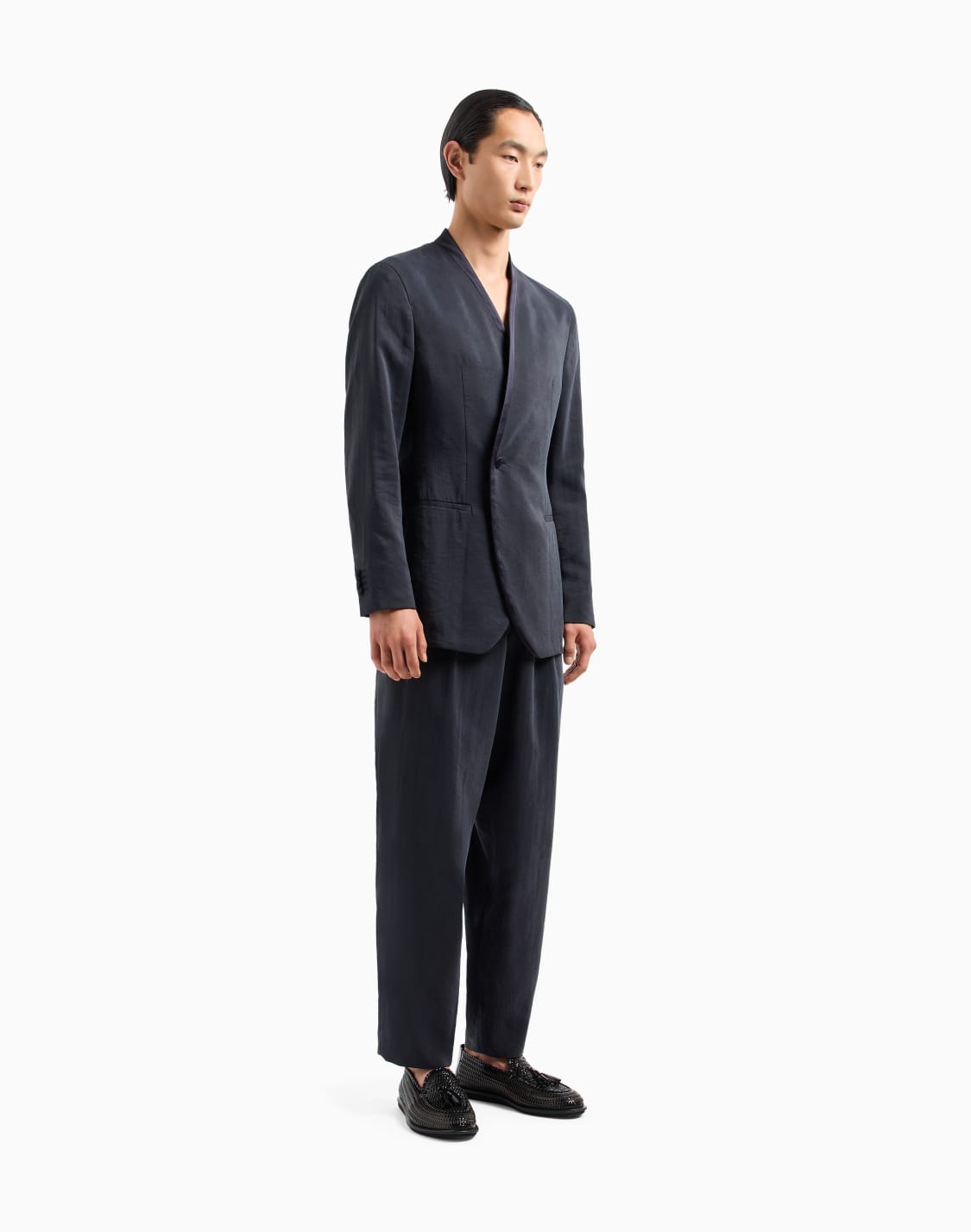 pantalones-con-dos-pinzas-de-mezcla-de-seda-lavada-azul--giorgio-armani