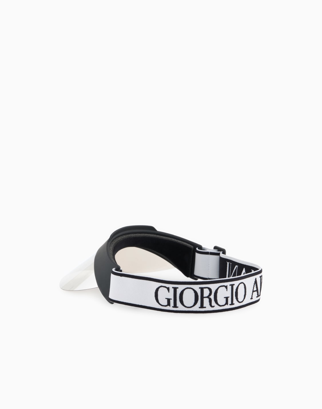 サンバイザ-ロゴテプ-ブラック--giorgio-armani