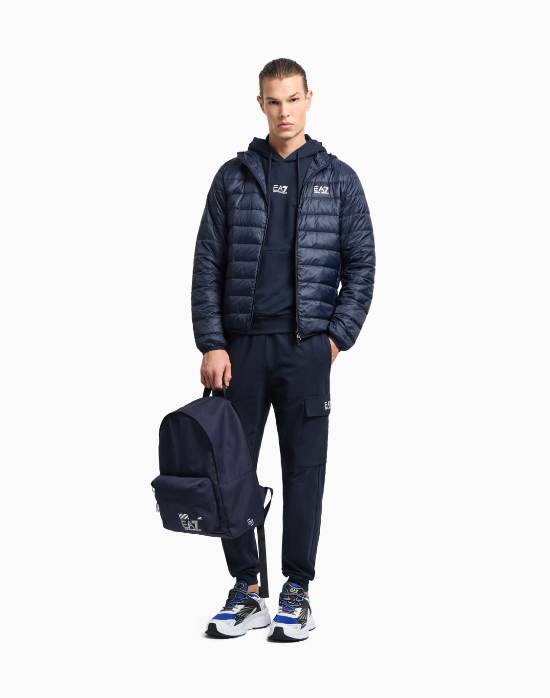 pantalon-cargo-core-identity-en-coton-bleu--ea7