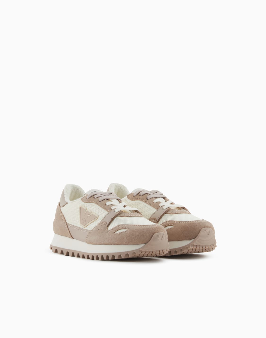 sneakers-in-mesh-con-dettagli-in-suede-e-patch-aquila-beige--emporio-armani
