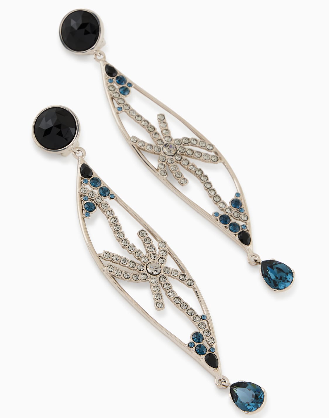 clip-earrings-with-a-brass-pendant-and-swarovski-crystals-azul--giorgio-armani
