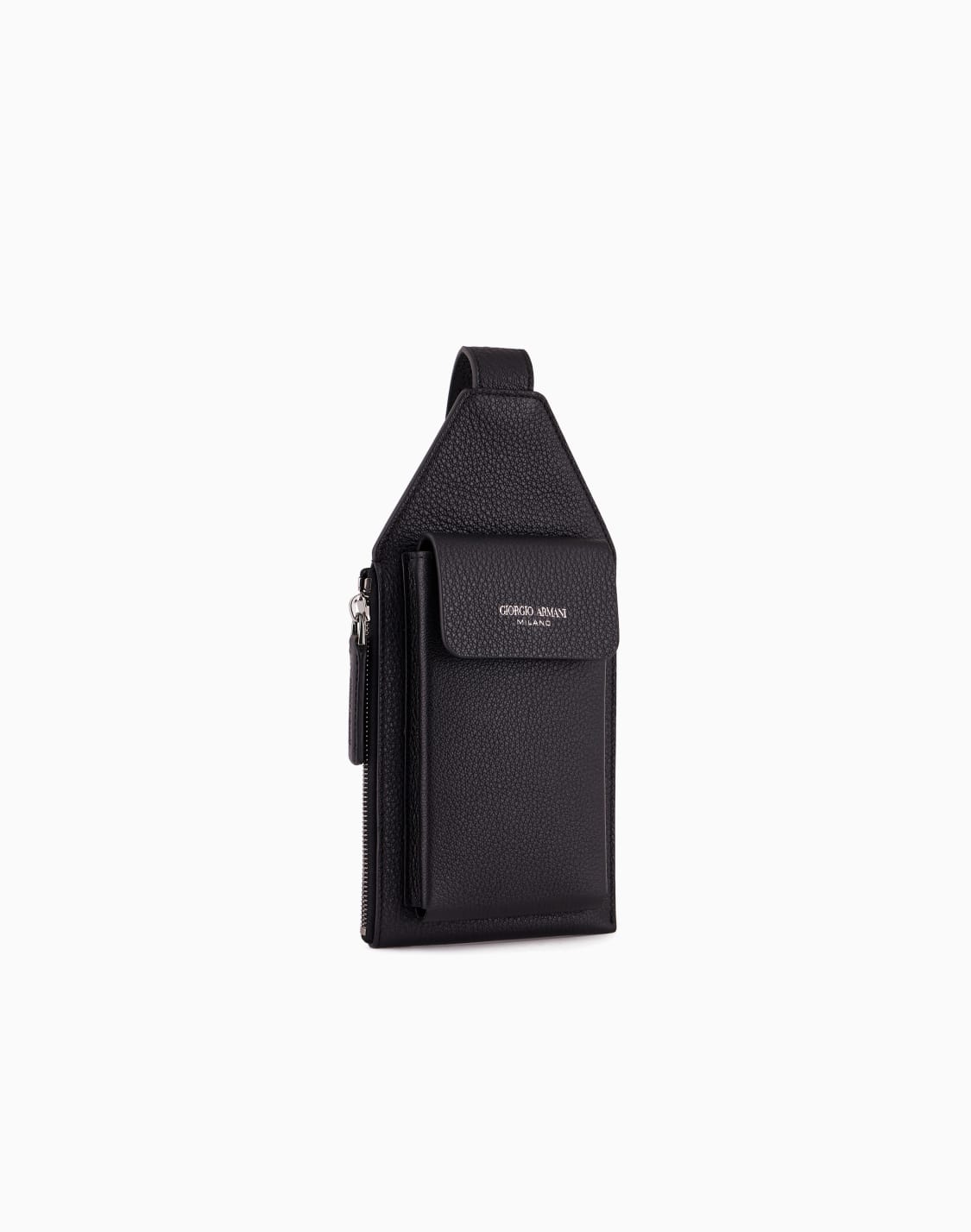 portacellulare-in-pelle-granata-nero--giorgio-armani