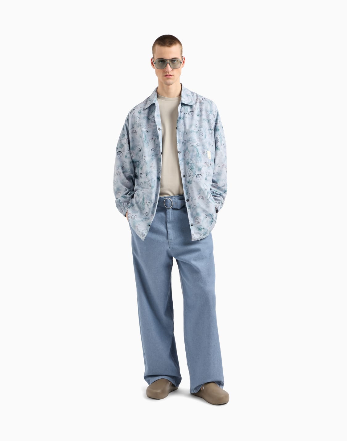 asv-peaceカプセルコレクション-tシャツ-ジャジ-オバサイズプリント-ベジュ--emporio-armani