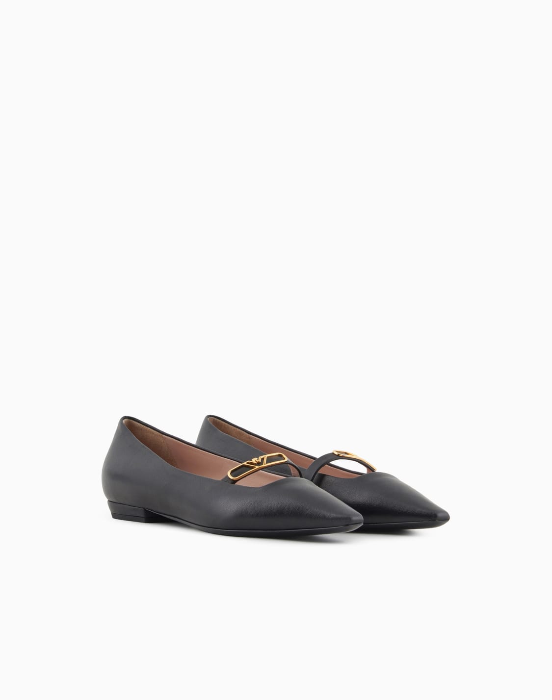 nappa-leather-pointed-toe-ballerinas-with-eagle-plate-black--emporio-armani